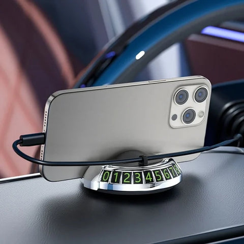 2 In 1 Dashboard Car Phone Holder With Navigation Bracket – 360°