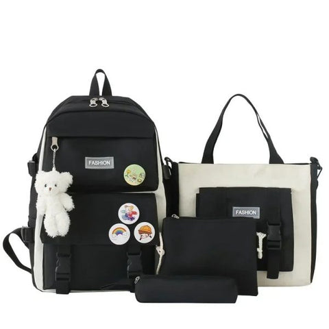 4-piece School Bag Set: Stylish & Practical New Arrival