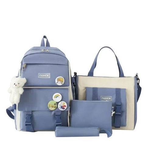 4-piece School Bag Set: Stylish & Practical New Arrival